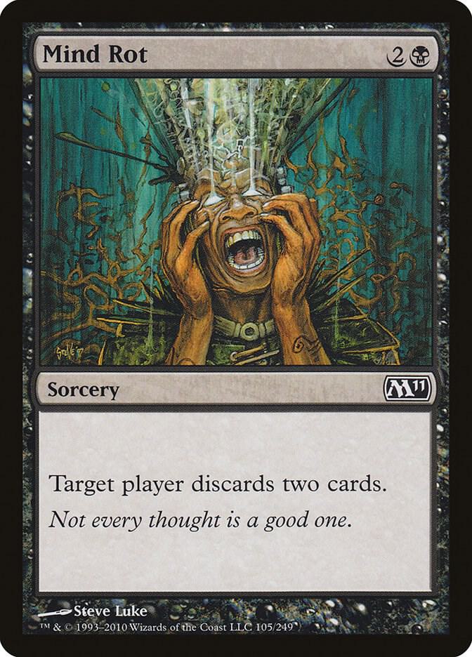 Mind Rot 105 card from Magic 2011 (M11)