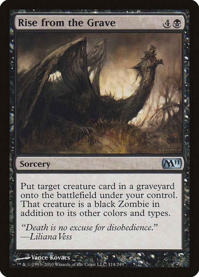 Rise from the Grave 114 card from Magic 2011 (M11)