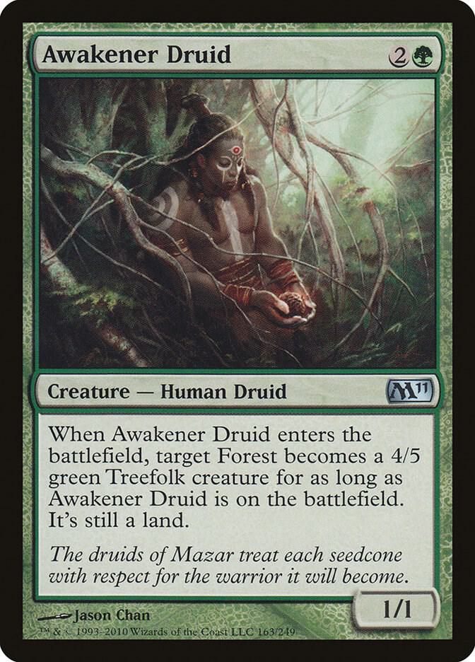 Awakener Druid 163 card from Magic 2011 (M11)