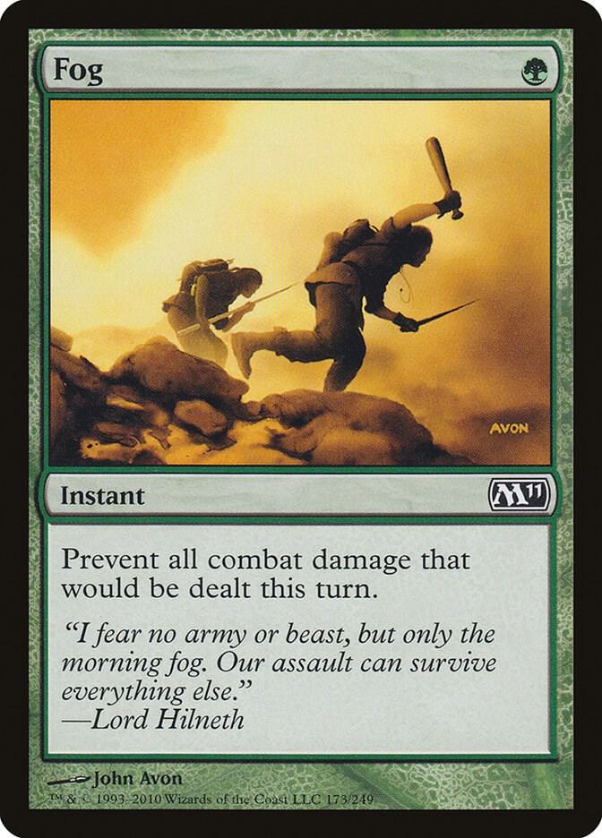 Fog 173 card from Magic 2011 (M11)