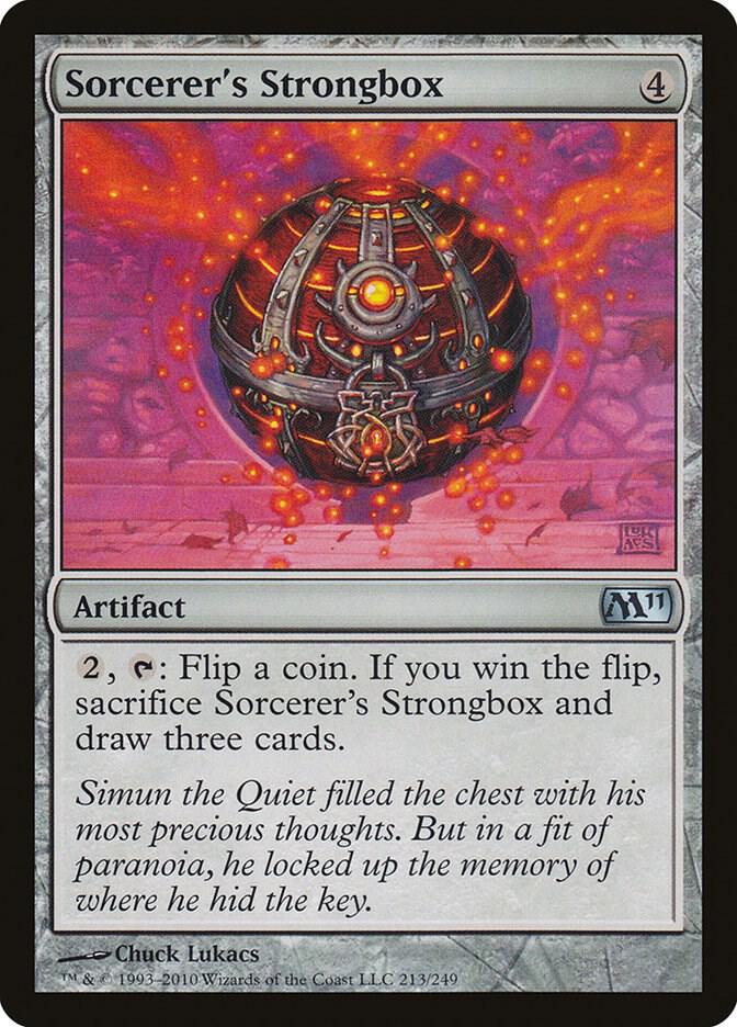 Sorcerer's Strongbox 213 card from Magic 2011 (M11)