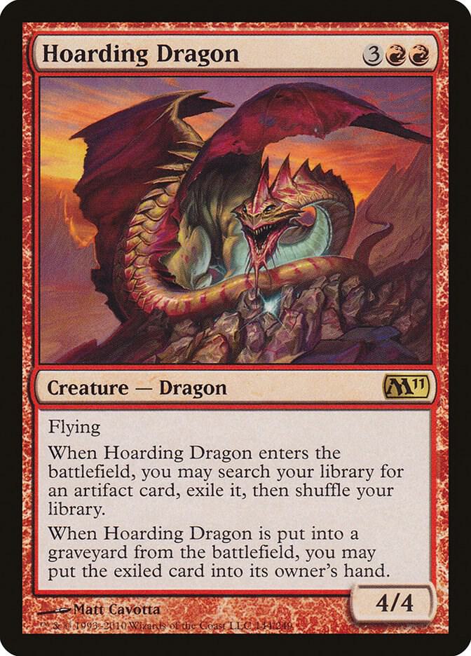 Hoarding Dragon 144 card from Magic 2011 (M11)
