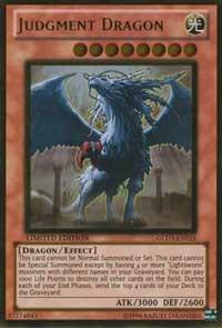 Judgment Dragon GLD3-EN016 card from Gold Series 3