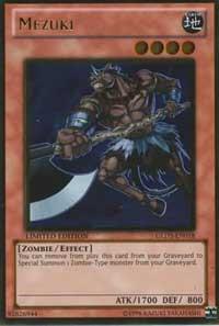 Mezuki GLD3-EN018 card from Gold Series 3