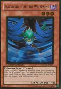 Blackwing - Gale the Whirlwind GLD3-EN021 card from Gold Series 3