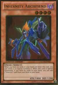Infernity Archfiend GLD3-EN027 card from Gold Series 3