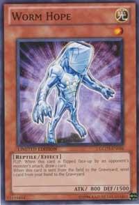 Worm Hope GLD3-EN036 card from Gold Series 3