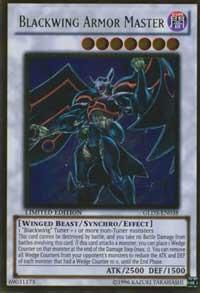 Blackwing Armor Master GLD3-EN038 card from Gold Series 3