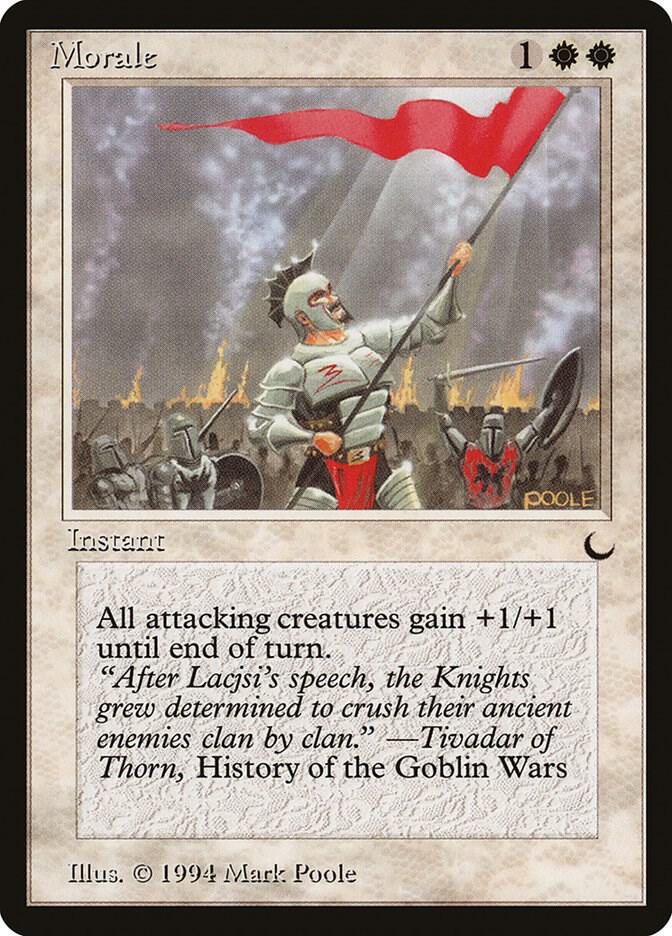 Morale card from The Dark
