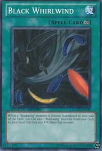 Black Whirlwind GLD3-EN045 card from Gold Series 3