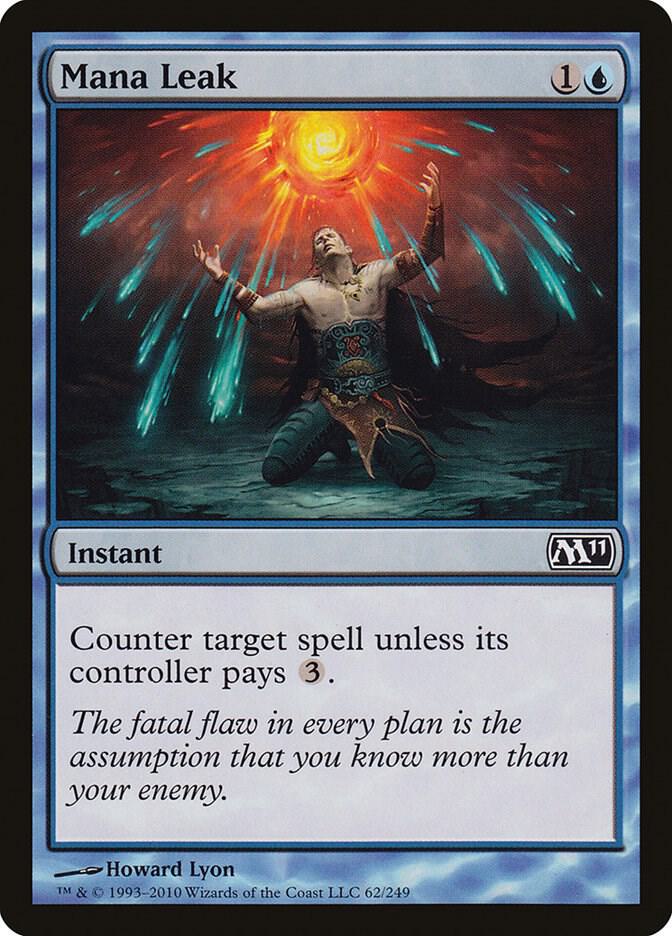 Mana Leak 62 card from Magic 2011 (M11)