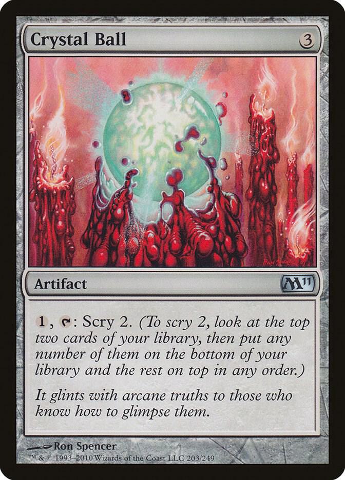Crystal Ball 203 card from Magic 2011 (M11)