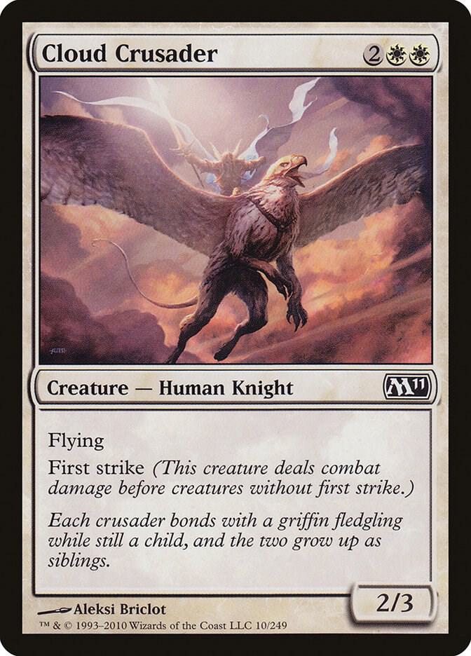 Cloud Crusader 10 card from Magic 2011 (M11)