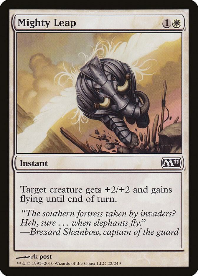 Mighty Leap 22 card from Magic 2011 (M11)