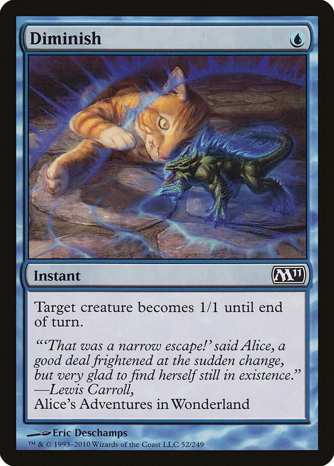 Diminish 52 card from Magic 2011 (M11)