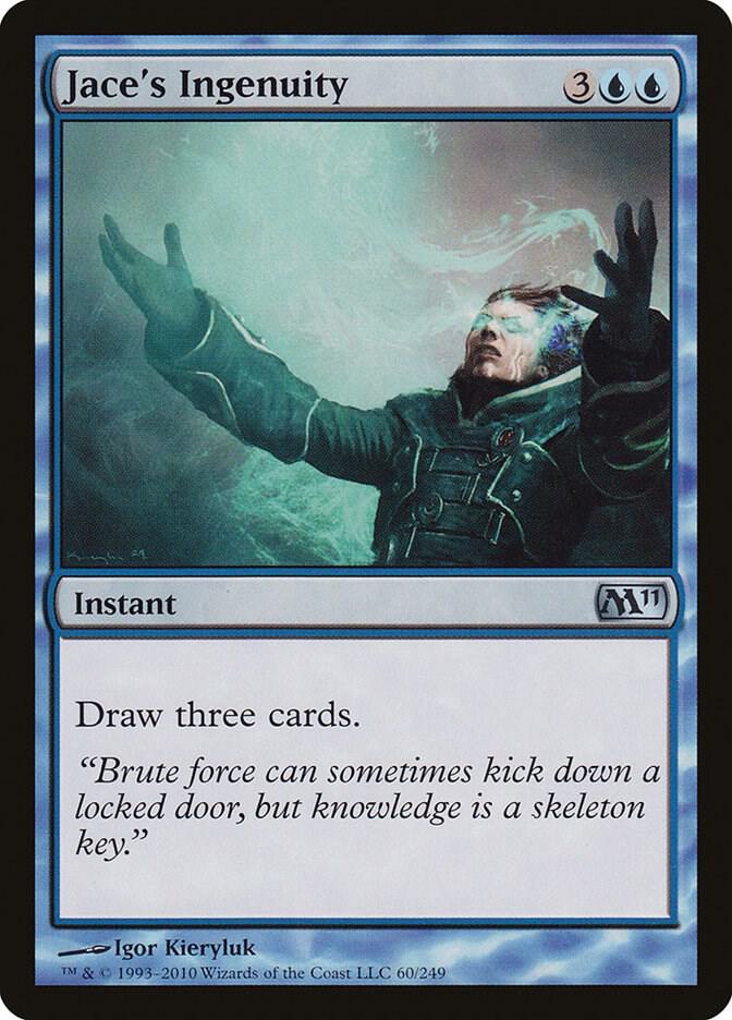 Jace's Ingenuity 60 card from Magic 2011 (M11)