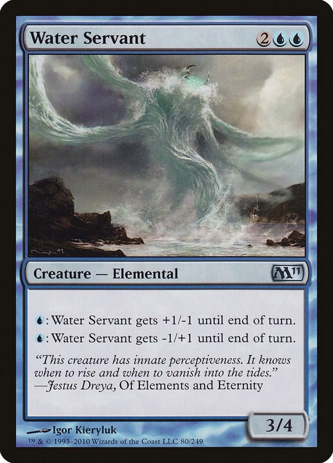 Water Servant 80 card from Magic 2011 (M11)