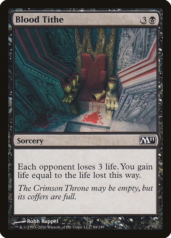 Blood Tithe 84 card from Magic 2011 (M11)