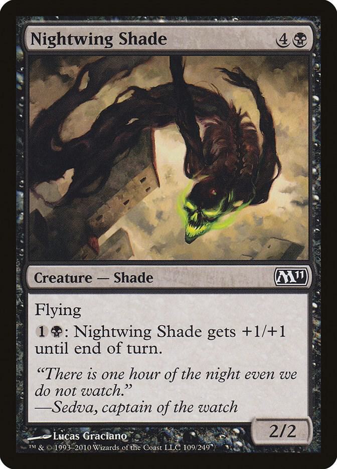 Nightwing Shade 109 card from Magic 2011 (M11)