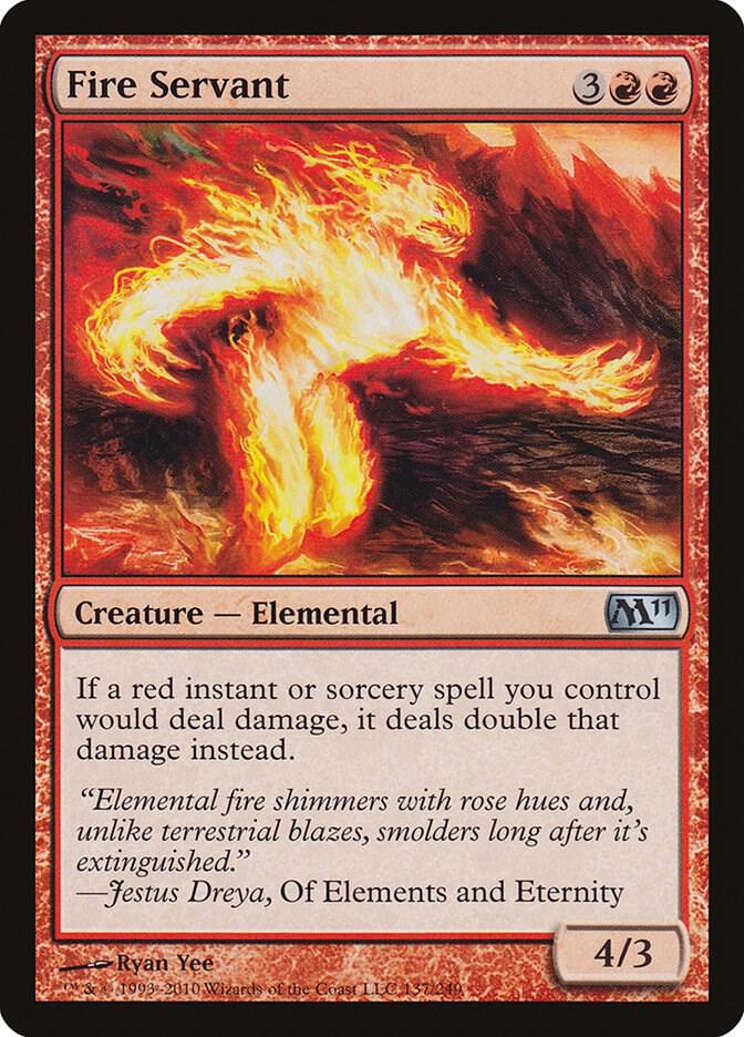 Fire Servant 137 card from Magic 2011 (M11)