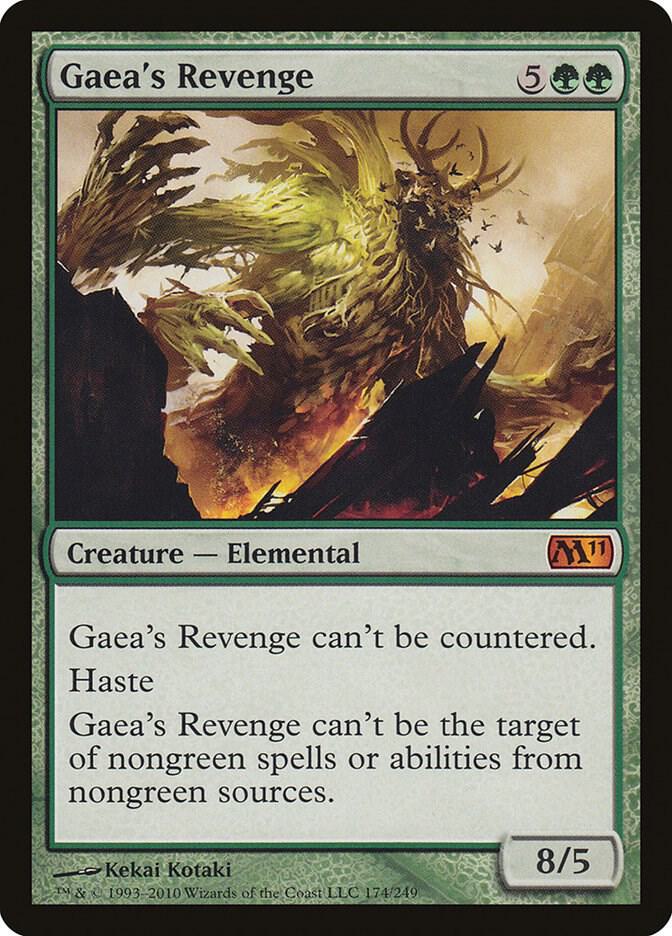 Gaea's Revenge 174 card from Magic 2011 (M11)