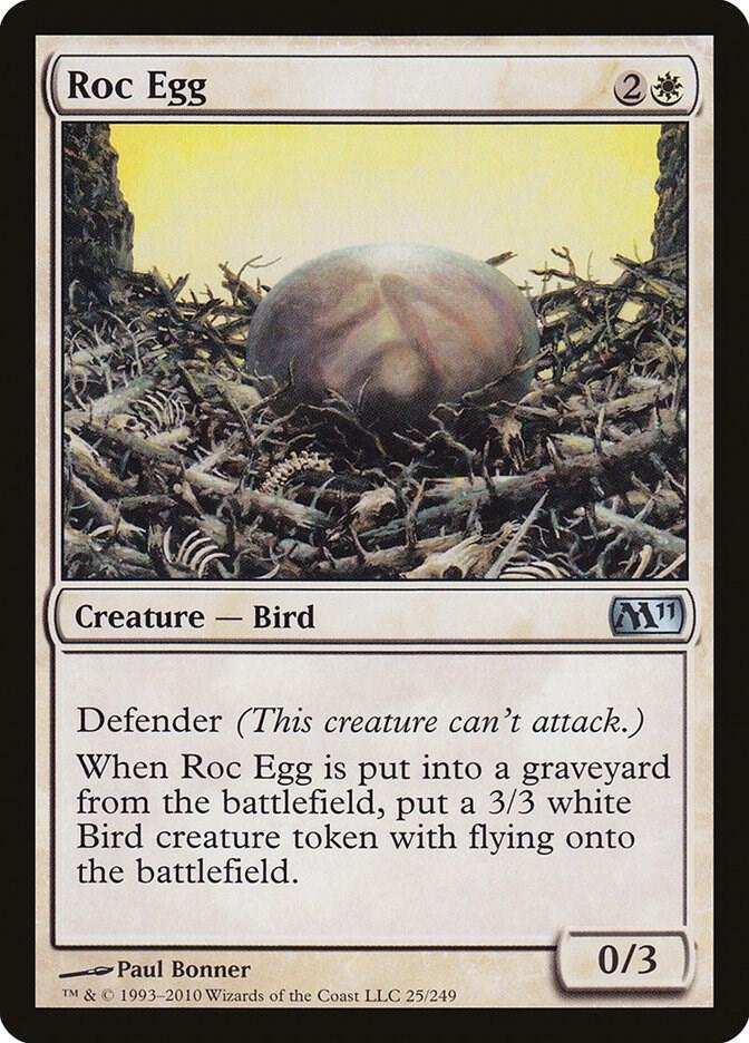 Roc Egg 25 card from Magic 2011 (M11)