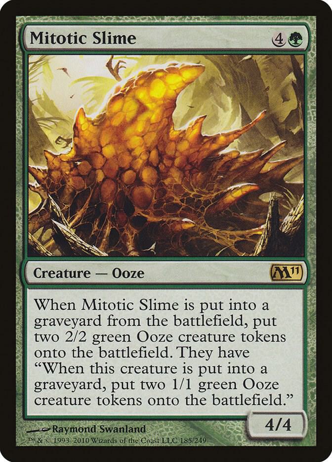 Mitotic Slime 185 card from Magic 2011 (M11)