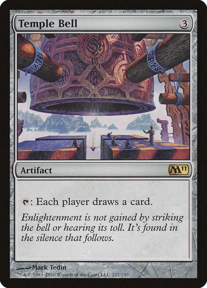 Temple Bell 217 card from Magic 2011 (M11)