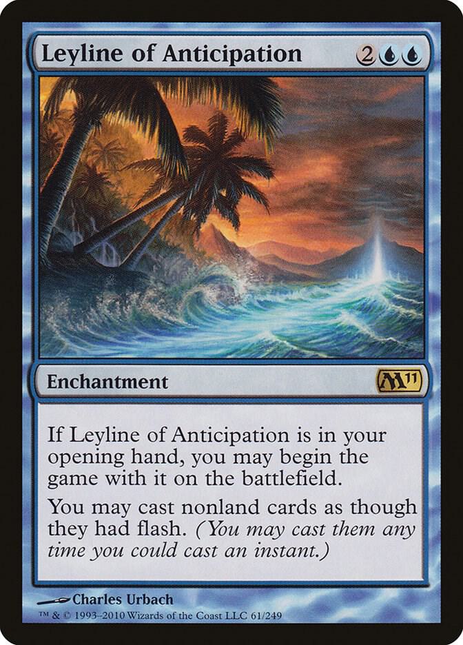 Leyline of Anticipation 61 card from Magic 2011 (M11)