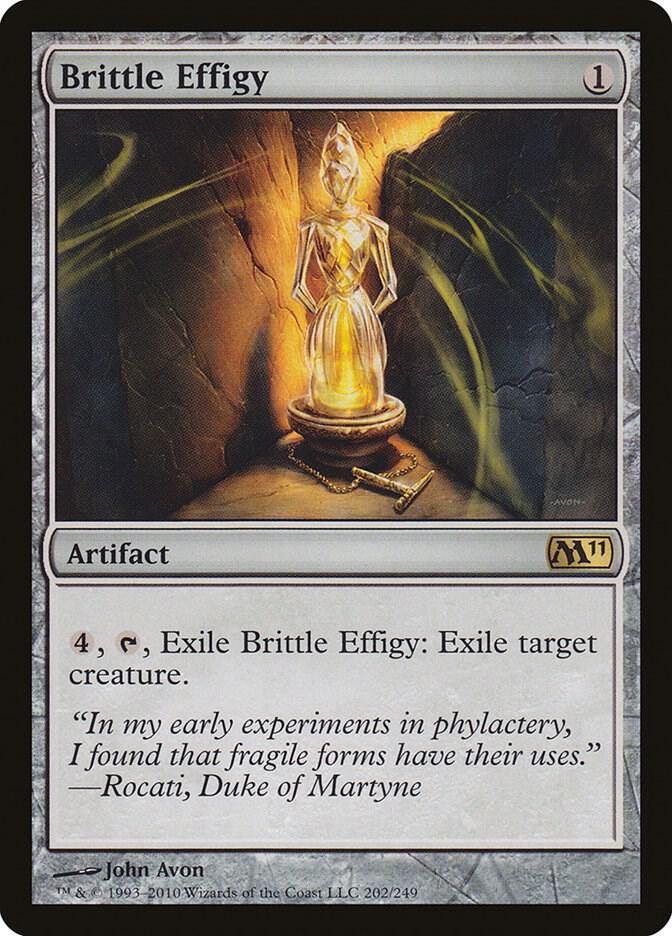 Brittle Effigy 202 card from Magic 2011 (M11)