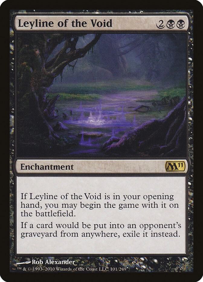 Leyline of the Void 101 card from Magic 2011 (M11)