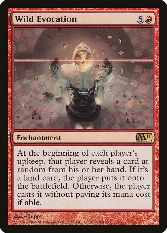 Wild Evocation 160 card from Magic 2011 (M11)