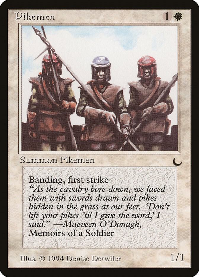 Pikemen card from The Dark