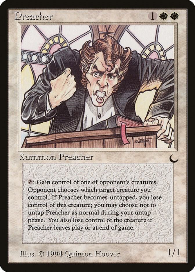 Preacher card from The Dark