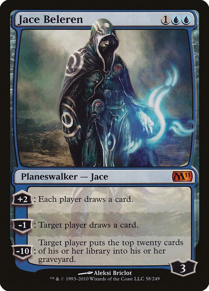 Jace Beleren 58 card from Magic 2011 (M11)