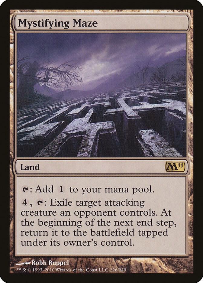 Mystifying Maze 226 card from Magic 2011 (M11)