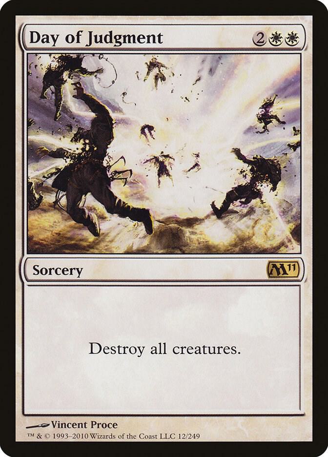 Day of Judgment 12 card from Magic 2011 (M11)