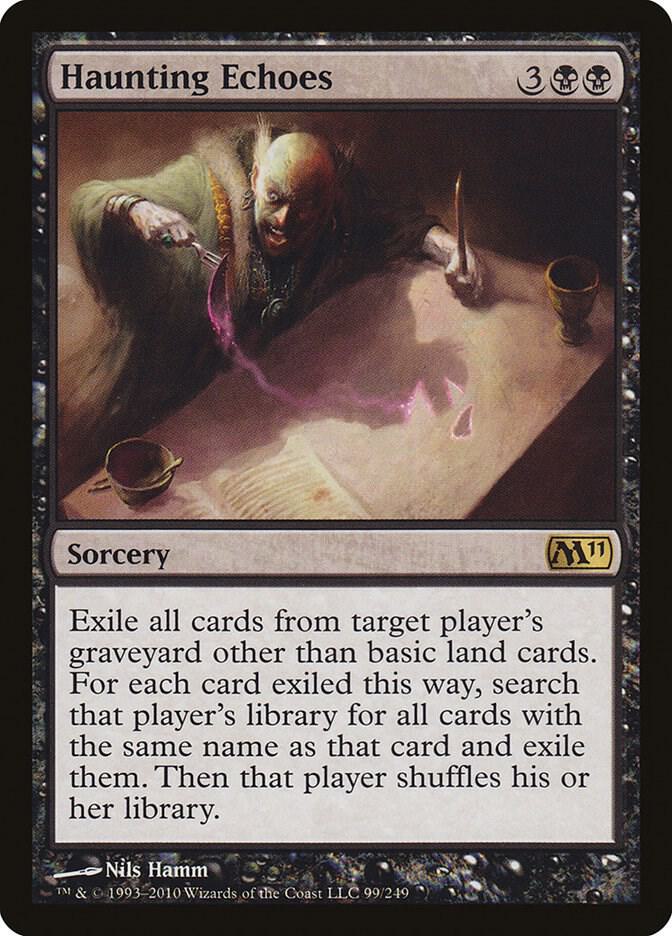 Haunting Echoes 99 card from Magic 2011 (M11)