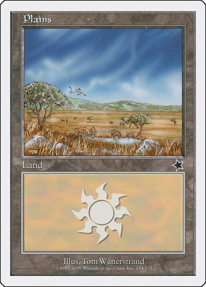 Plains 154 card from Starter 1999