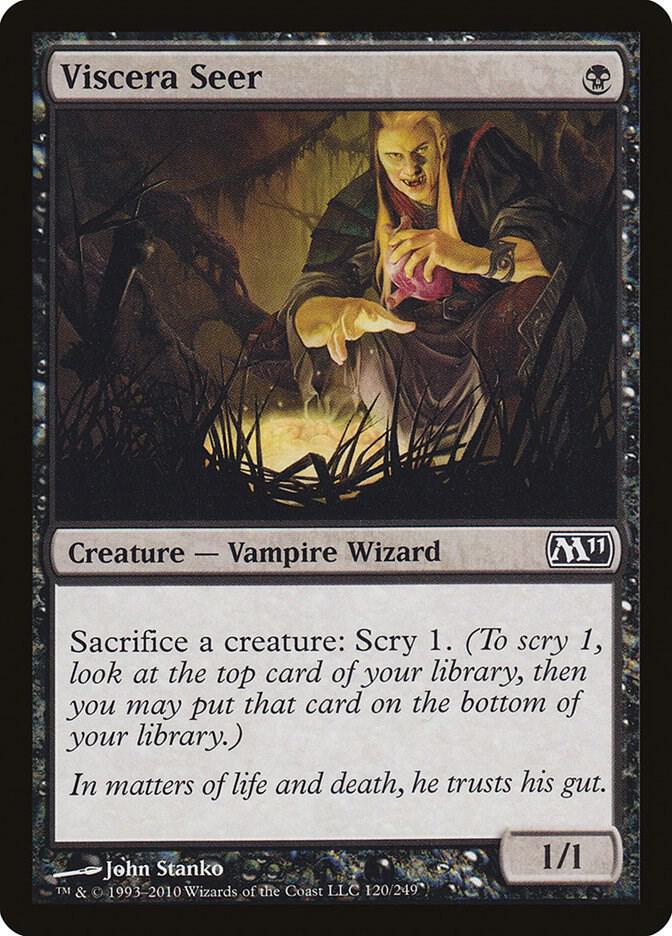 Viscera Seer 120 card from Magic 2011 (M11)