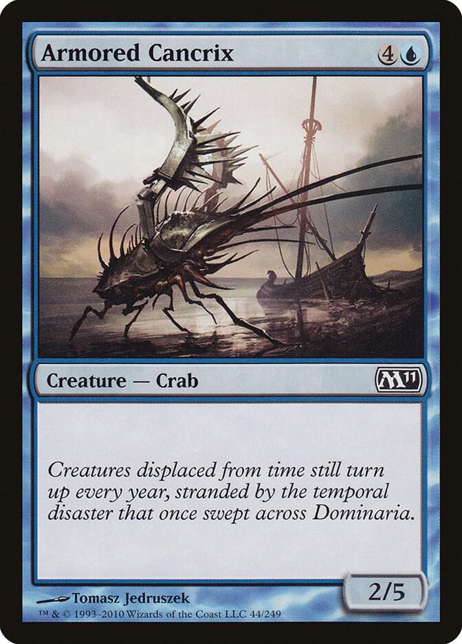 Armored Cancrix 44 card from Magic 2011 (M11)