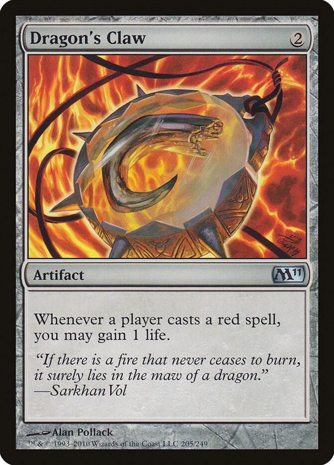 Dragon's Claw 205 card from Magic 2011 (M11)