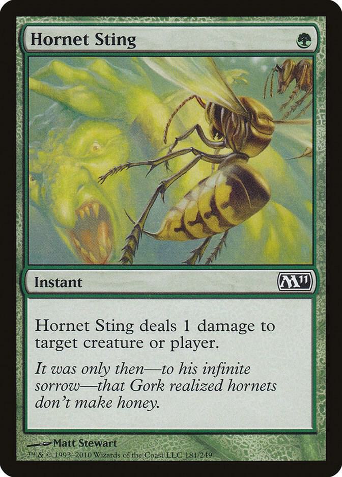 Hornet Sting 181 card from Magic 2011 (M11)