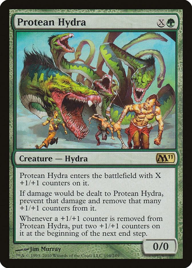 Protean Hydra 194 card from Magic 2011 (M11)