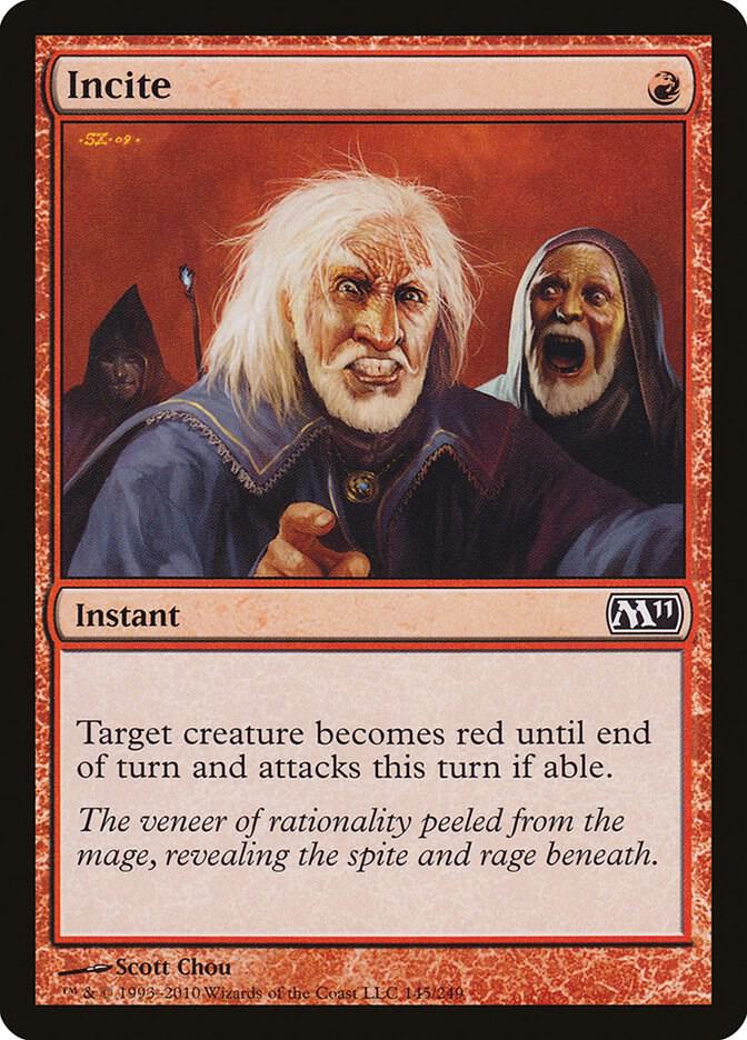 Incite 145 card from Magic 2011 (M11)