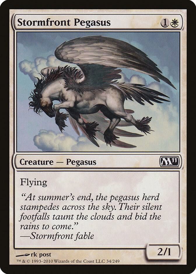 Stormfront Pegasus 34 card from Magic 2011 (M11)