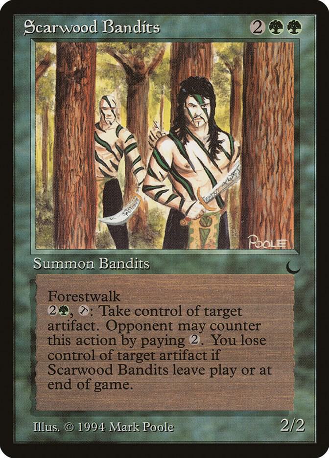 Scarwood Bandits card from The Dark
