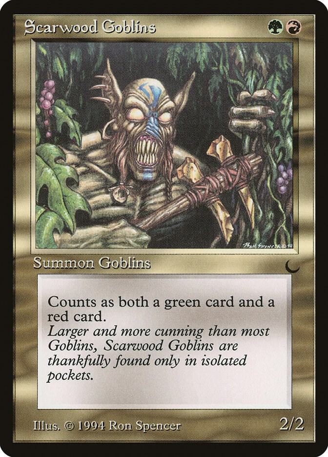 Scarwood Goblins card from The Dark