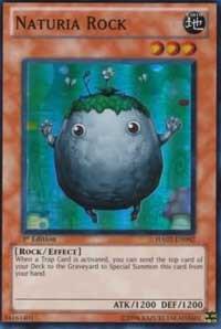 Naturia Rock HA02-EN002 card from Hidden Arsenal 2