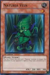 Naturia Vein HA02-EN004 card from Hidden Arsenal 2